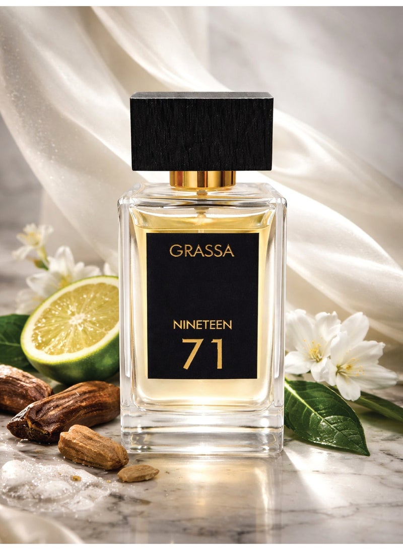 Grassa Nineteen 71 Extrait De Parfum - White Musk Long Lasting Perfume - Image 1